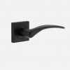 IVER DOOR LEVER OXFORD SQUARE ROSE BACKPLATE Door Handles & Levers