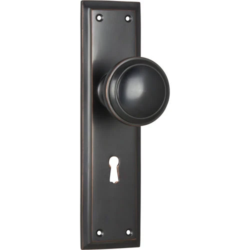 TRADCO MILTON DOOR KNOB ON PLATE 25 TRADCO MILTON DOOR KNOB ON PLATE