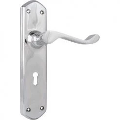 TRADCO WINDSOR LEVER ON PLATE 35 TRADCO WINDSOR LEVER ON PLATE