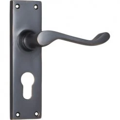 TRADCO VICTORIAN LEVER ON PLATE