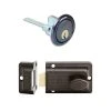 LOCKWOOD 100 NIGHTLATCH BROWN BODY
