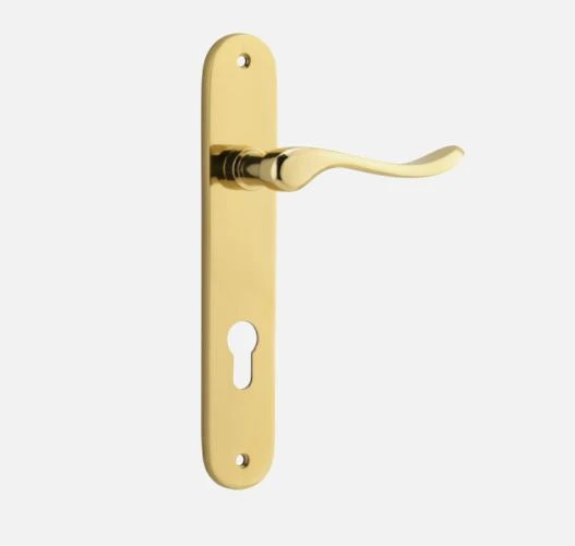 IVER DOOR LEVER STIRLING OVAL BACKPLATE Door Handles & Levers 2 IVER DOOR LEVER STIRLING OVAL BACKPLATE Door Handles & Levers