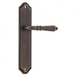 IVER DOOR LEVER SARLAT SHOULDERED BACKPLATE Handles & Hardware