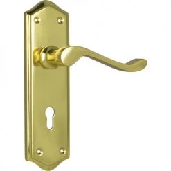Door Handles & Levers TRADCO DOOR LEVER HENLEY PAIR 39 Door Handles & Levers TRADCO DOOR LEVER HENLEY PAIR