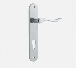 IVER DOOR LEVER STIRLING OVAL BACKPLATE Door Handles & Levers 34 IVER DOOR LEVER STIRLING OVAL BACKPLATE Door Handles & Levers