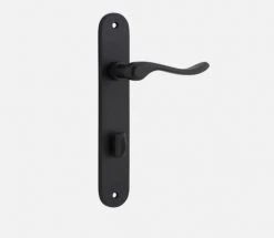 IVER DOOR LEVER STIRLING OVAL BACKPLATE Door Handles & Levers 38 IVER DOOR LEVER STIRLING OVAL BACKPLATE Door Handles & Levers