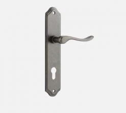 IVER DOOR LEVER STIRLING SHOULDERED BACKPLATE Door Handles & Levers