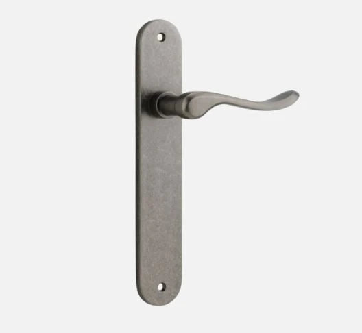 IVER DOOR LEVER STIRLING OVAL BACKPLATE Door Handles & Levers 16 IVER DOOR LEVER STIRLING OVAL BACKPLATE Door Handles & Levers