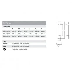 Pull Handles LOCKWOOD ENTRANCE PULL HANDLE - 141