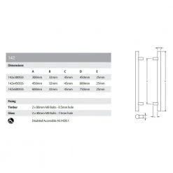 LOCKWOOD ENTRANCE PULL HANDLE - 142 Pull Handles