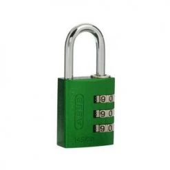 ABUS 3-WHEEL 30MM COMBINATION ALUMINIUM PADLOCK 145/30 VARIOUS COLOURS