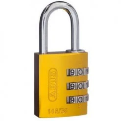 ABUS 3-WHEEL 30MM COMBINATION ALUMINIUM PADLOCK 145/30 VARIOUS COLOURS 13 ABUS 3-WHEEL 30MM COMBINATION ALUMINIUM PADLOCK 145/30 VARIOUS COLOURS