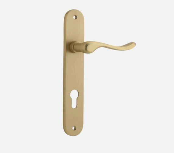 IVER DOOR LEVER STIRLING OVAL BACKPLATE Door Handles & Levers 23 IVER DOOR LEVER STIRLING OVAL BACKPLATE Door Handles & Levers