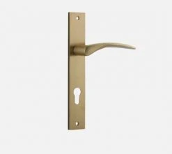 IVER DOOR LEVER OXFORD RECTANGULAR BACKPLATE