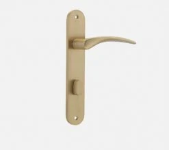 IVER DOOR LEVER OXFORD OVAL BACKPLATE