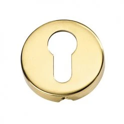 TRADCO ESCUTCHEON SHEET BRASS EURO D50xP10mm Escutcheons