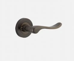 IVER DOOR LEVER STIRLING ROUND ROSE BACKPLATE Door Handles & Levers 26 IVER DOOR LEVER STIRLING ROUND ROSE BACKPLATE Door Handles & Levers