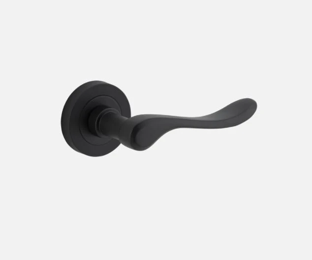 IVER DOOR LEVER STIRLING ROUND ROSE BACKPLATE Door Handles & Levers 4 IVER DOOR LEVER STIRLING ROUND ROSE BACKPLATE Door Handles & Levers