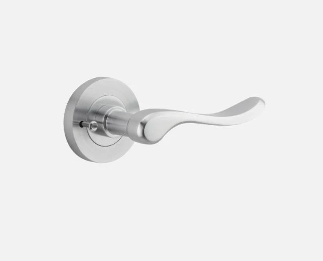 IVER DOOR LEVER STIRLING ROUND ROSE BACKPLATE Door Handles & Levers 13 IVER DOOR LEVER STIRLING ROUND ROSE BACKPLATE Door Handles & Levers