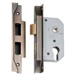 TRADCO REBATED EURO MORTICE LOCK (47.5MM PITCH) Entrance Sets