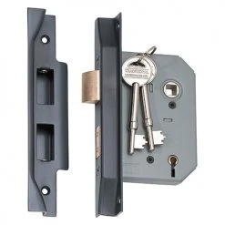 TRADCO REBATED 5 LEVER MORTICE LOCK Entrance Sets