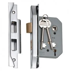 TRADCO REBATED 5 LEVER MORTICE LOCK Entrance Sets