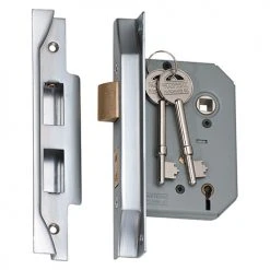 TRADCO REBATED 5 LEVER MORTICE LOCK Entrance Sets