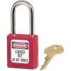 Master Lock MASTERLOCK 410 THERMOPLASTIC SAFETY PADLOCK (VARIOUS COLOURS)