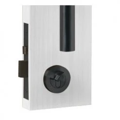 ZANDA MATT BLACK ROUND ROLLER LOCK KIT