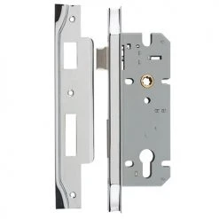 IVER MORTICE LOCK EURO REBATED 85MM