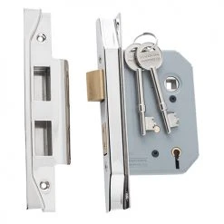 TRADCO REBATED 5 LEVER MORTICE LOCK Entrance Sets