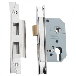 TRADCO REBATED EURO MORTICE LOCK (47.5MM PITCH) Entrance Sets