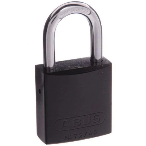 ABUS ALUMINIUM PADLOCK 72/40 (VARIOUS COLOURS) 3 ABUS ALUMINIUM PADLOCK 72/40 (VARIOUS COLOURS)