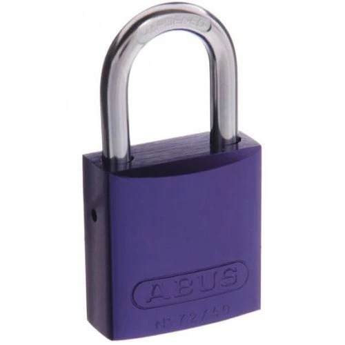 ABUS ALUMINIUM PADLOCK 72/40 (VARIOUS COLOURS) 5 ABUS ALUMINIUM PADLOCK 72/40 (VARIOUS COLOURS)
