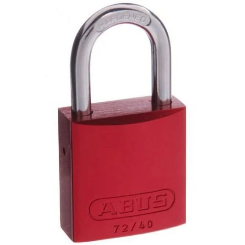 ABUS ALUMINIUM PADLOCK 72/40 (VARIOUS COLOURS) 6 ABUS ALUMINIUM PADLOCK 72/40 (VARIOUS COLOURS)