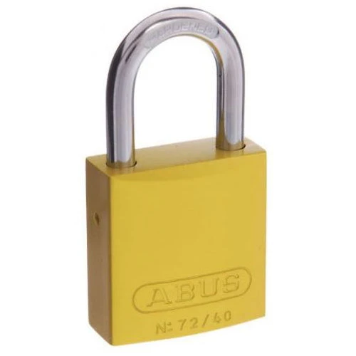ABUS ALUMINIUM PADLOCK 72/40 (VARIOUS COLOURS) 8 ABUS ALUMINIUM PADLOCK 72/40 (VARIOUS COLOURS)