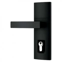 GAINSBOROUGH TRILOCK ENTRANCE SET - ANGULAR MATT BLACK