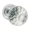 Handles & Hardware TRADCO CLEAR DIAMOND CUT GLASS DOOR KNOB
