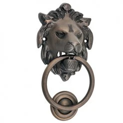 TRADCO LION DOOR KNOCKER D93xP55mm BP103x135mm