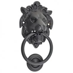 TRADCO LION DOOR KNOCKER D93xP55mm BP103x135mm
