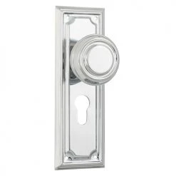 Door Handles & Levers TRADCO DOOR KNOB EDWARDIAN LATCH PAIR 41 Door Handles & Levers TRADCO DOOR KNOB EDWARDIAN LATCH PAIR