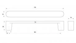 KETHY B205 CABINET PULL HANDLE