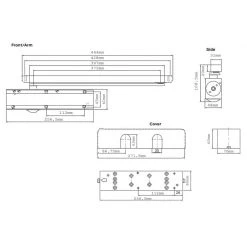Handles & Hardware BRITON 2700 COMMERCIAL CAM ACTION DOOR CLOSER