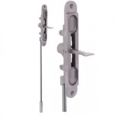 SABRE FLUSH BOLT COMPLETE WITH ROD SATIN CHROME