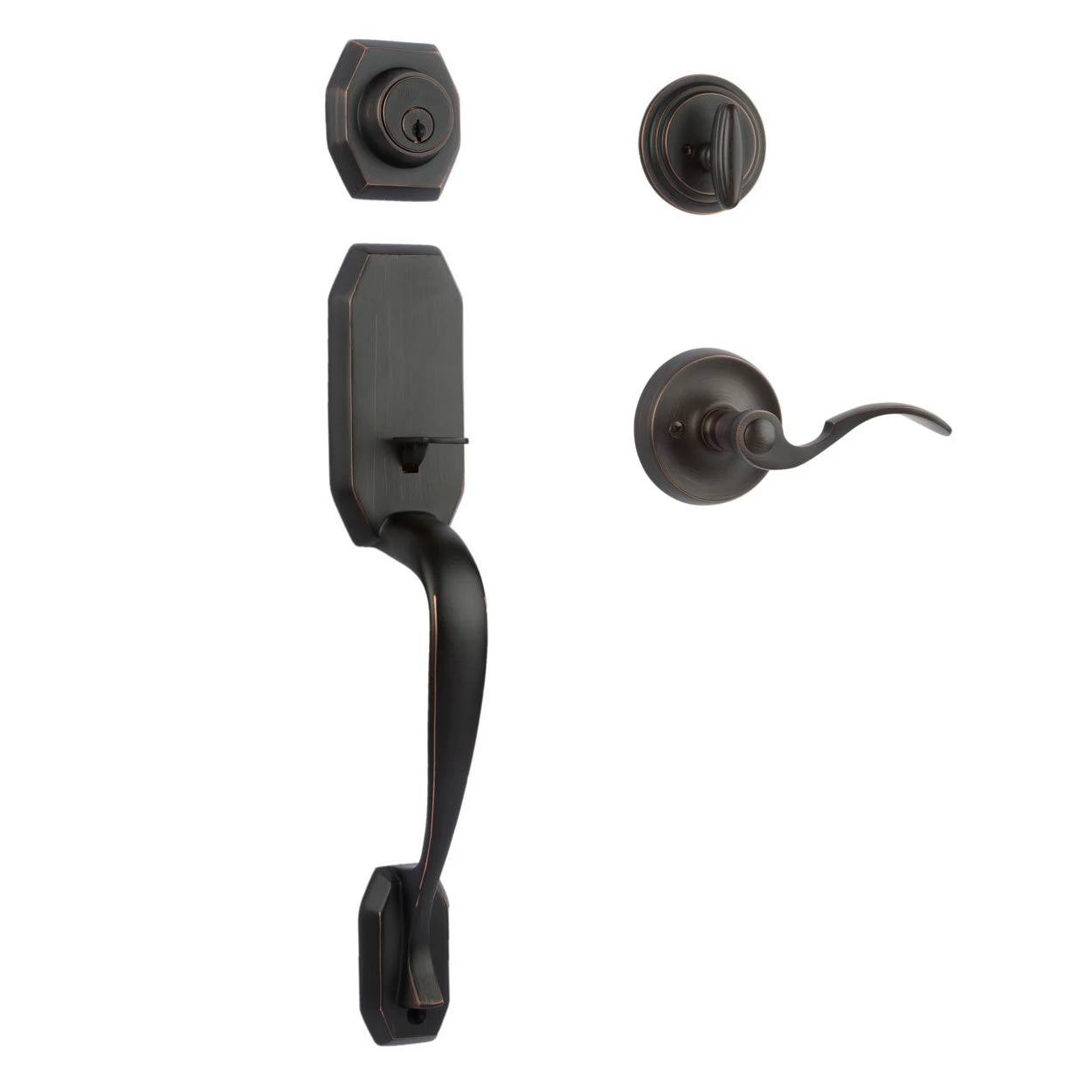 Handles & Hardware N2LOK MAISON ENTRANCE SET - GARRONE 2 Handles & Hardware N2LOK MAISON ENTRANCE SET - GARRONE