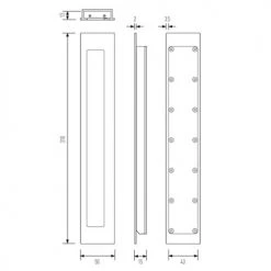 Flush Pulls HALLIDAY AND BAILLIE LARGE FLUSH PULL HB1475