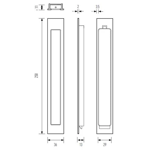 Flush Pulls HALLIDAY AND BAILLIE FLUSH PULL HB665 2 Flush Pulls HALLIDAY AND BAILLIE FLUSH PULL HB665