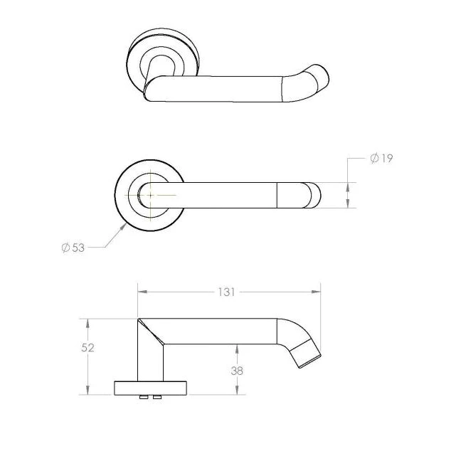 MADINOZ URBAN ROUND ROSE LEVERSET MDZ L82T 2 MADINOZ URBAN ROUND ROSE LEVERSET MDZ L82T