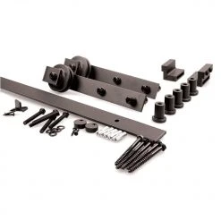 LOCKWOOD OUTLAND TRACK AND HARDWARE KIT 2M/3M BLACK Sliding Door