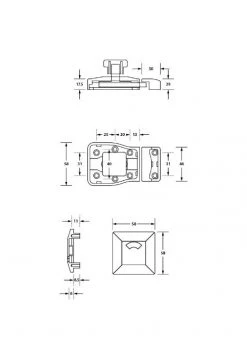 METLAM SLIDE INDICATOR BOLT - MODA LOCK Toilet & Partition Hardware 5 METLAM SLIDE INDICATOR BOLT - MODA LOCK Toilet & Partition Hardware